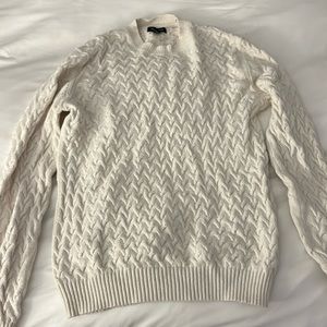 Cable knit sweater
